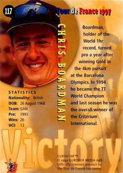 1997 Eurostar Tour de France #117 Chris Boardman Back